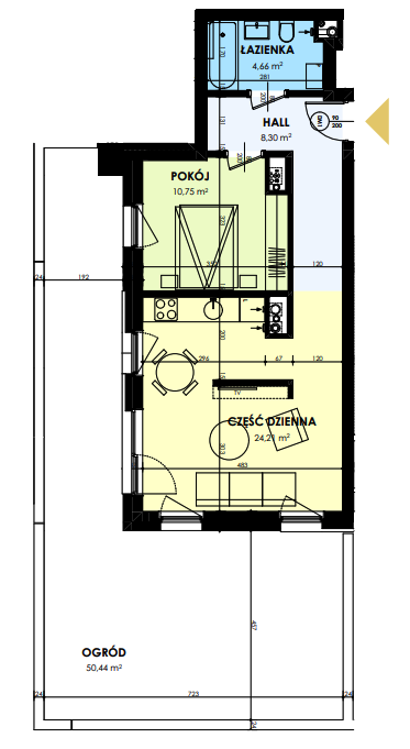 Plan of the flat.