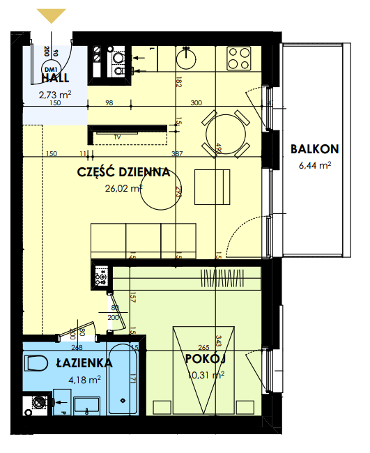 Plan of the flat.