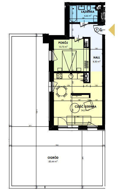 Plan of the flat.