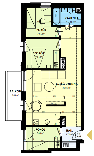 Plan of the flat.