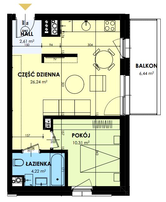 Plan of the flat.